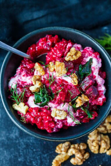 Here is a collection of creative, healthy Beet Recipes! Beets are a nutrient powerhouse full of gorgeous color, earthy flavor, and abundant versatility! Whether you are looking for beet salad recipes, roasted beet recipes, steamed beet recipes, or recipes with raw beets, we have you covered all in one place!